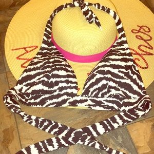 *NWOT* Victoria’s Secret 🦓 Zebra Bikini Top